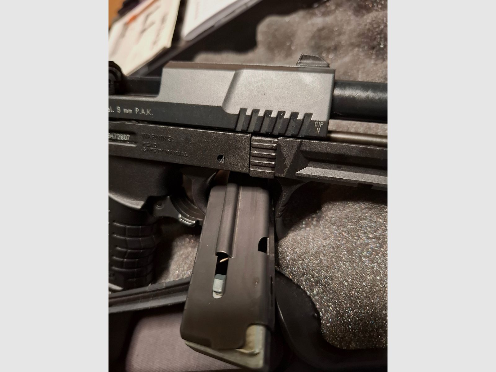 Walther P22  9mm P.A.K.  PTB 778