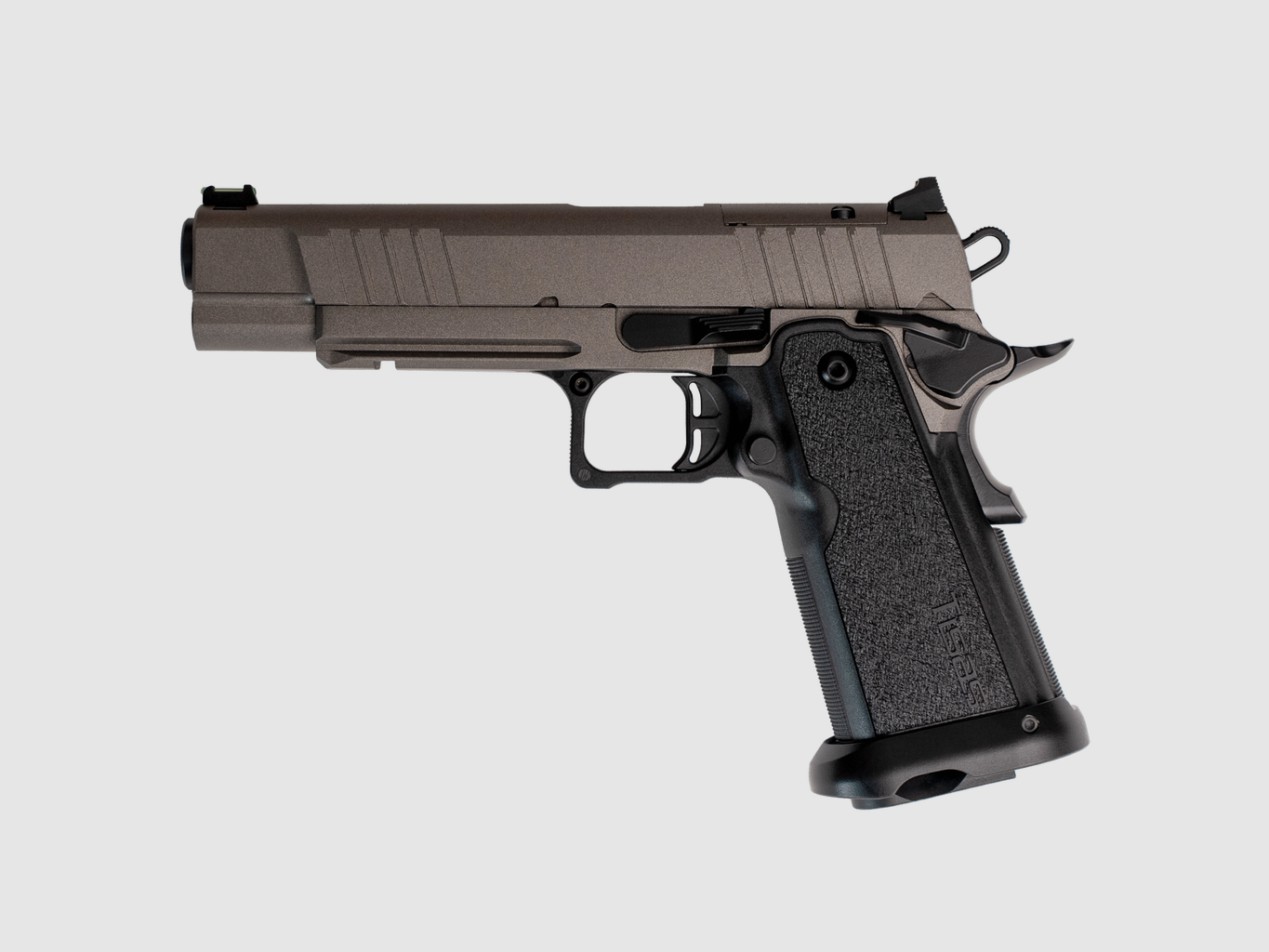 Pistola TISAS 2011 Duty 9 DS 5″ Magwell Tungsten Grey, imagen 2 de 3