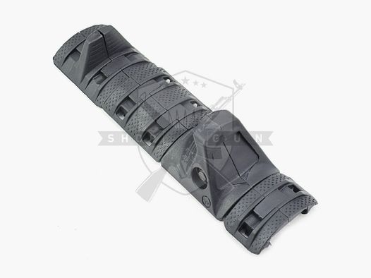 Rail cover with hand stop (BK)