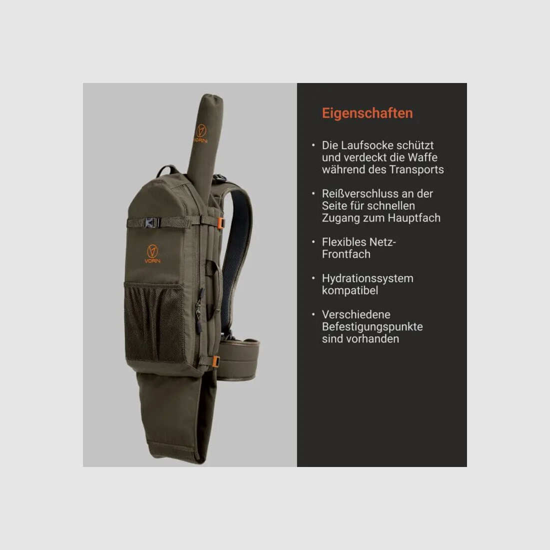 Vorn Equipment Rucksack QRR EV12 - 12 Liter