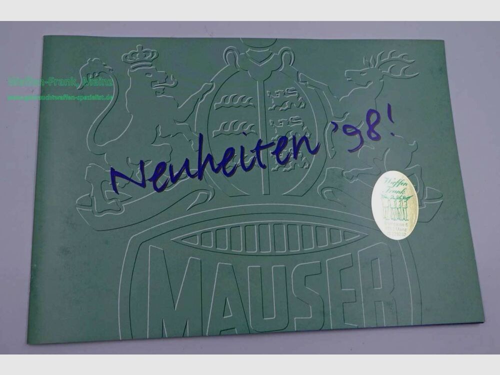 Mauser - Oberndorf Sonderprospekte Konvolut