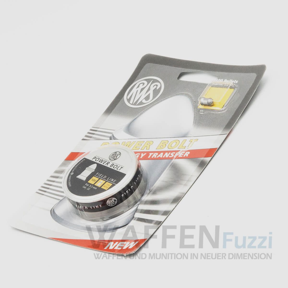 RWS Power Bolt Kaliber 5,5mm Field Line 100 Diabolos