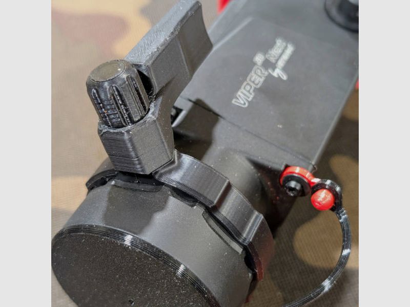 For Nitehog Viper 50 Next: Quick adjustment lever for attachment device focus