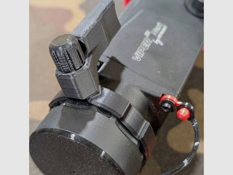 Pour Nitehog Viper 50 Next : levier de réglage rapide pour la mise au point de l'accessoire