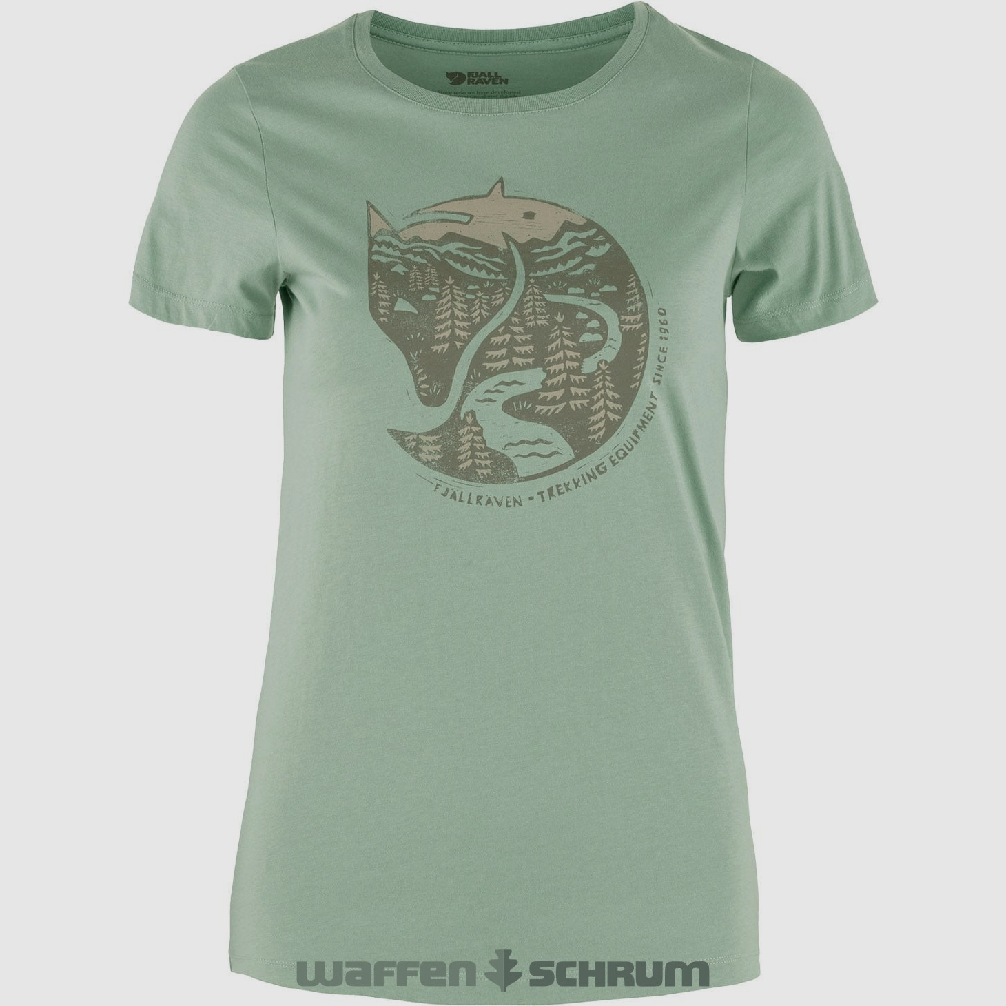 Fjällräven T-Shirt Arctic Fox Misty Green