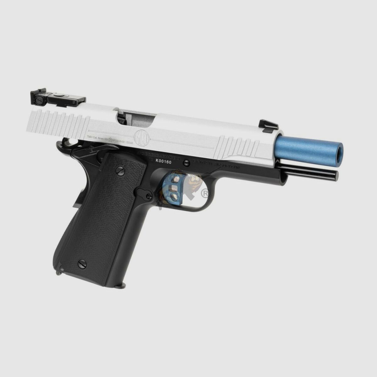 GX45 Mk.I Versione Metallica GBB Pistol Airsoft in Argento -F- | G&G