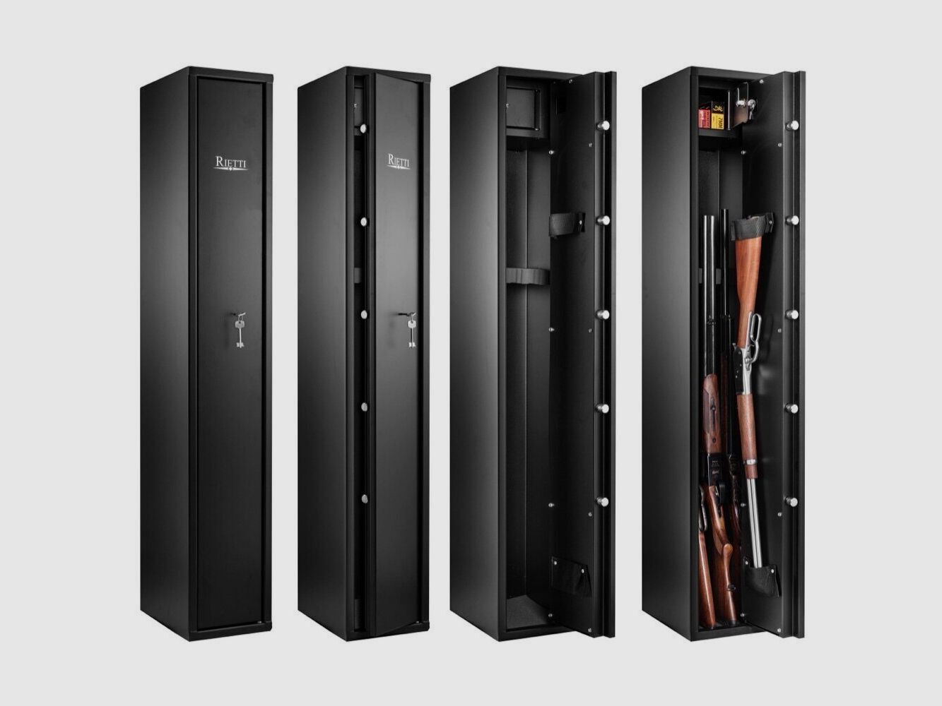 Waffenschrank Rietti für 5 Waffen mit Schlüsselverschluss – 150 cm – 2mm, Bild 1 von 11