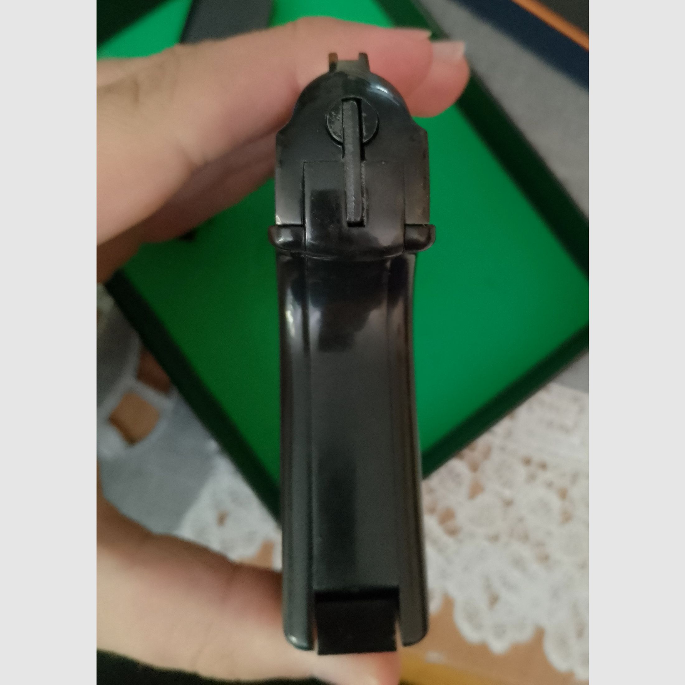 Alte Reck Protector Autom. Mod. “G5” im ersten PTB 12/ Kal. 8 mm Knall