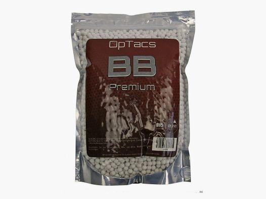 Softair - Billes OpTacs Premium BIO BBs 0,20 g 5000 pièces.