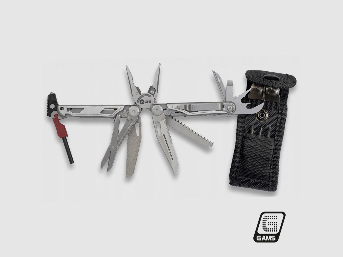 K25 Tactische Multitool Tang – 17 Functies