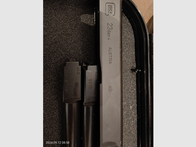 Glock 24 - 40S&W - 4 Generation + 9mm Wechsellauf