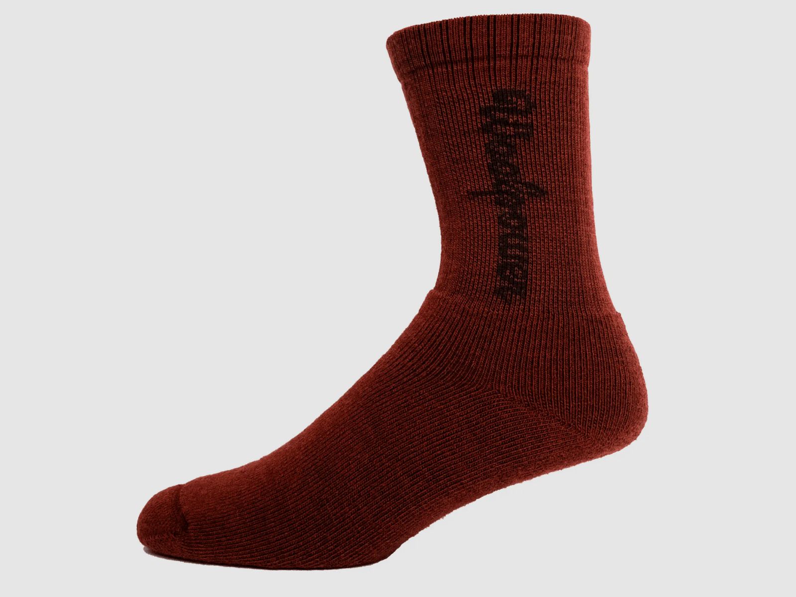 Woolpower Sokken 400 Logo (Rust Rood)