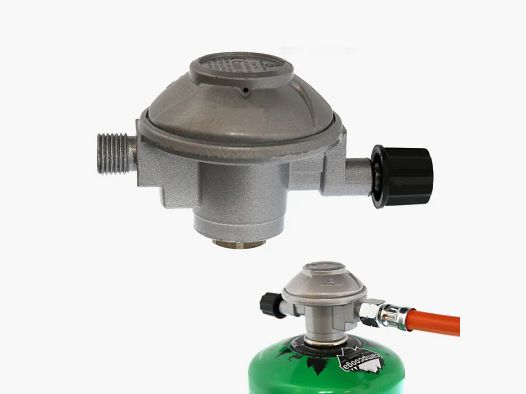Regolatore per cartucce per bombole con filettatura 450g-500g (50 mbar)