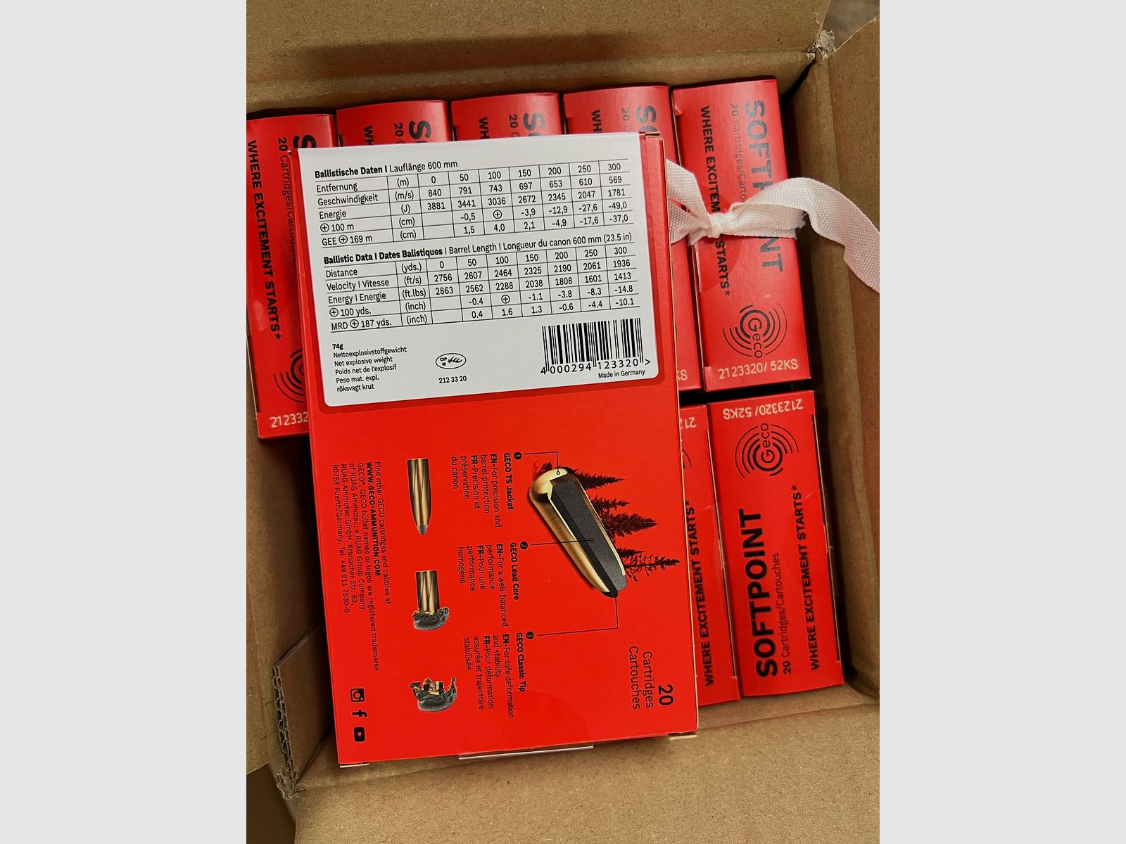 GECO Softpoint 30-06 Spr. Teilmantel 11,0g/170grs., Bild 2 von 2