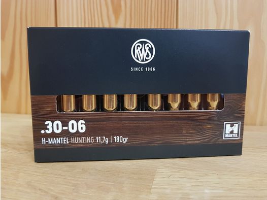 RWS AMMUNITION .30-06 H Jacket 180 gr.