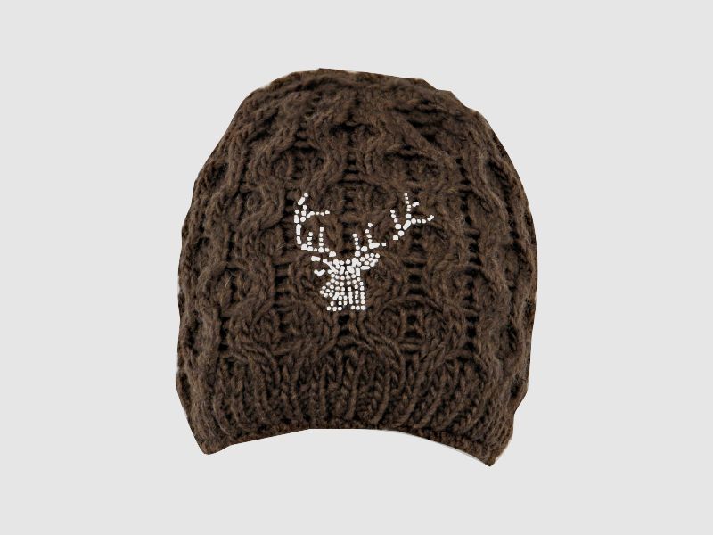 Lodenhut       Lodenhut   Damen Strickmütze (mit Strass)
