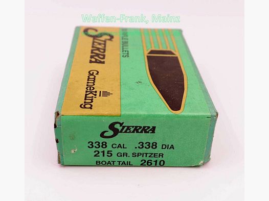 Sierra Bullets, projectiles de fusil Santa Fe .338 (.338)