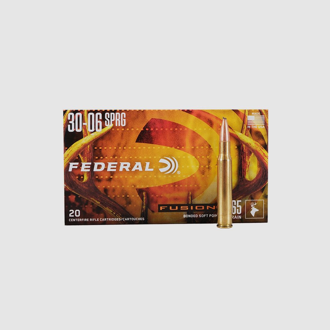 Federal .30-06 Spr. FUSION F3006FS2 10,7g/165gr. Büchsenpatronen