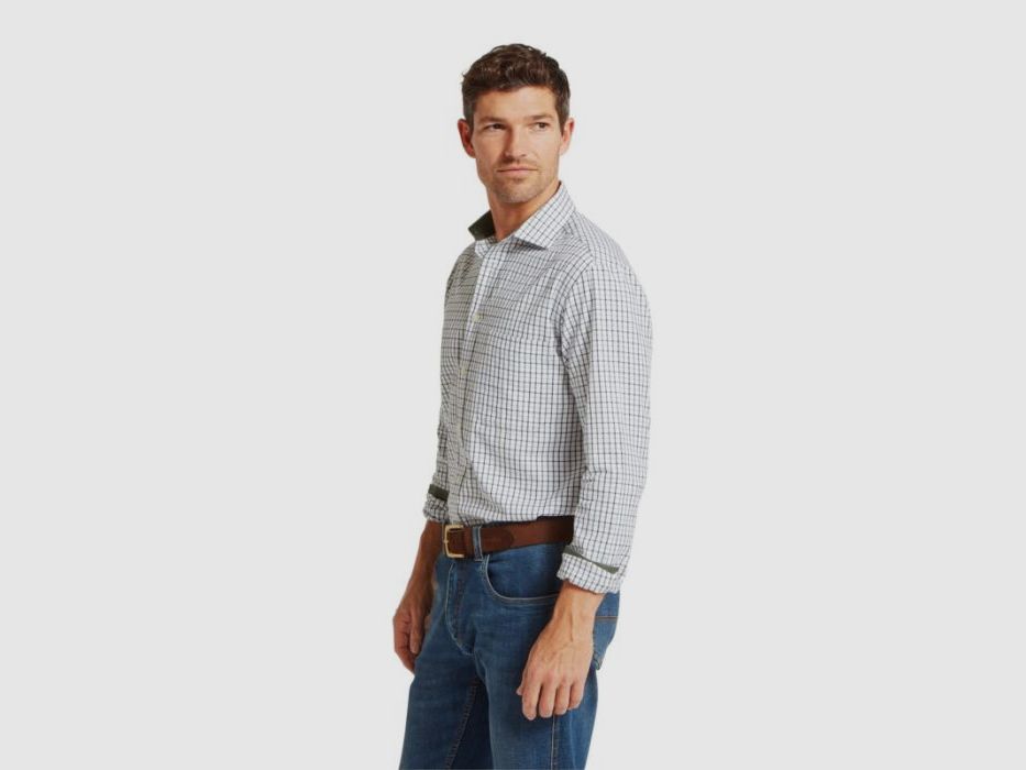 Schöffel H-Hemd Milton Tailored | blueberry/dk khaki green, Bild 7 von 12