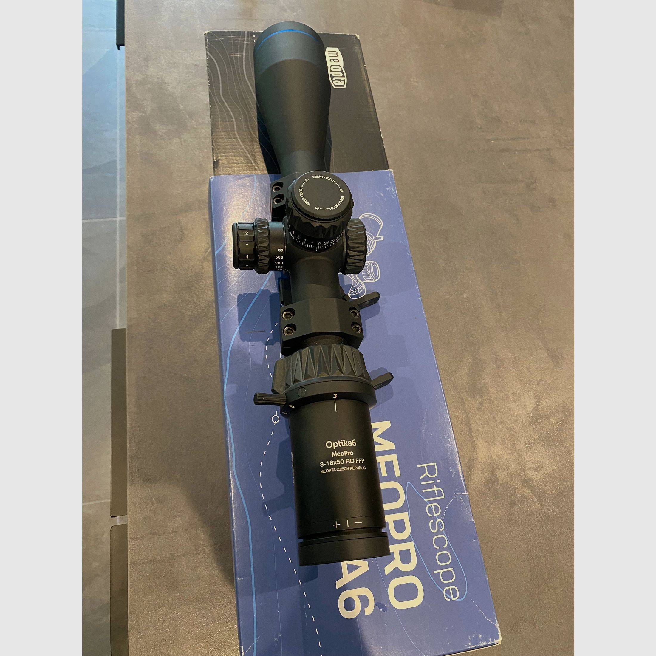 Meopta Zielfernrohr Optika6 3-18x50 RD FFP BDC