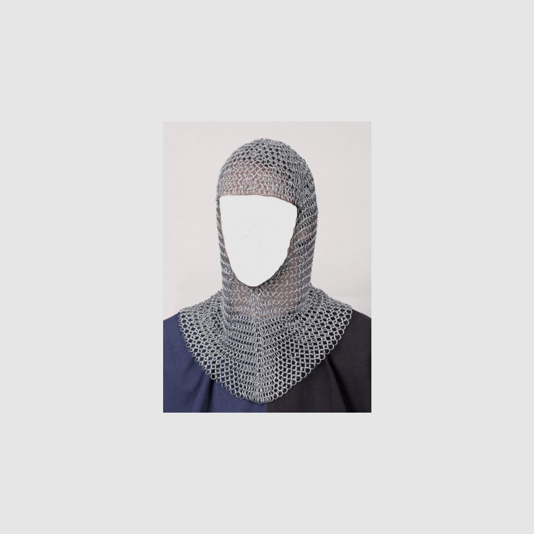 Cota de malla con anillos de acero galvanizado no remachados