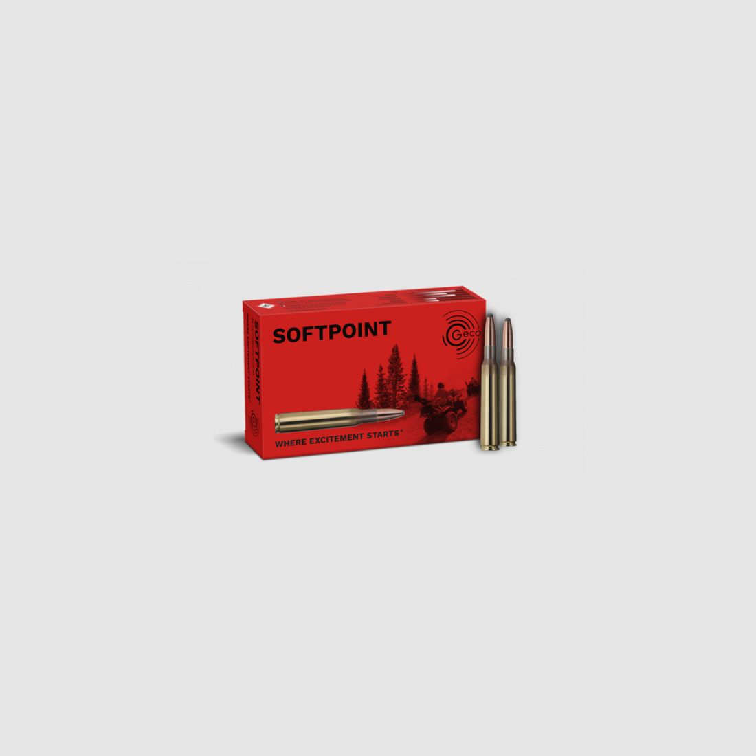 GECO BÜCHSENPATRONEN - 7x64 SOFTPOINT - 10,7 G / 165GRS. - 20 STÜCK