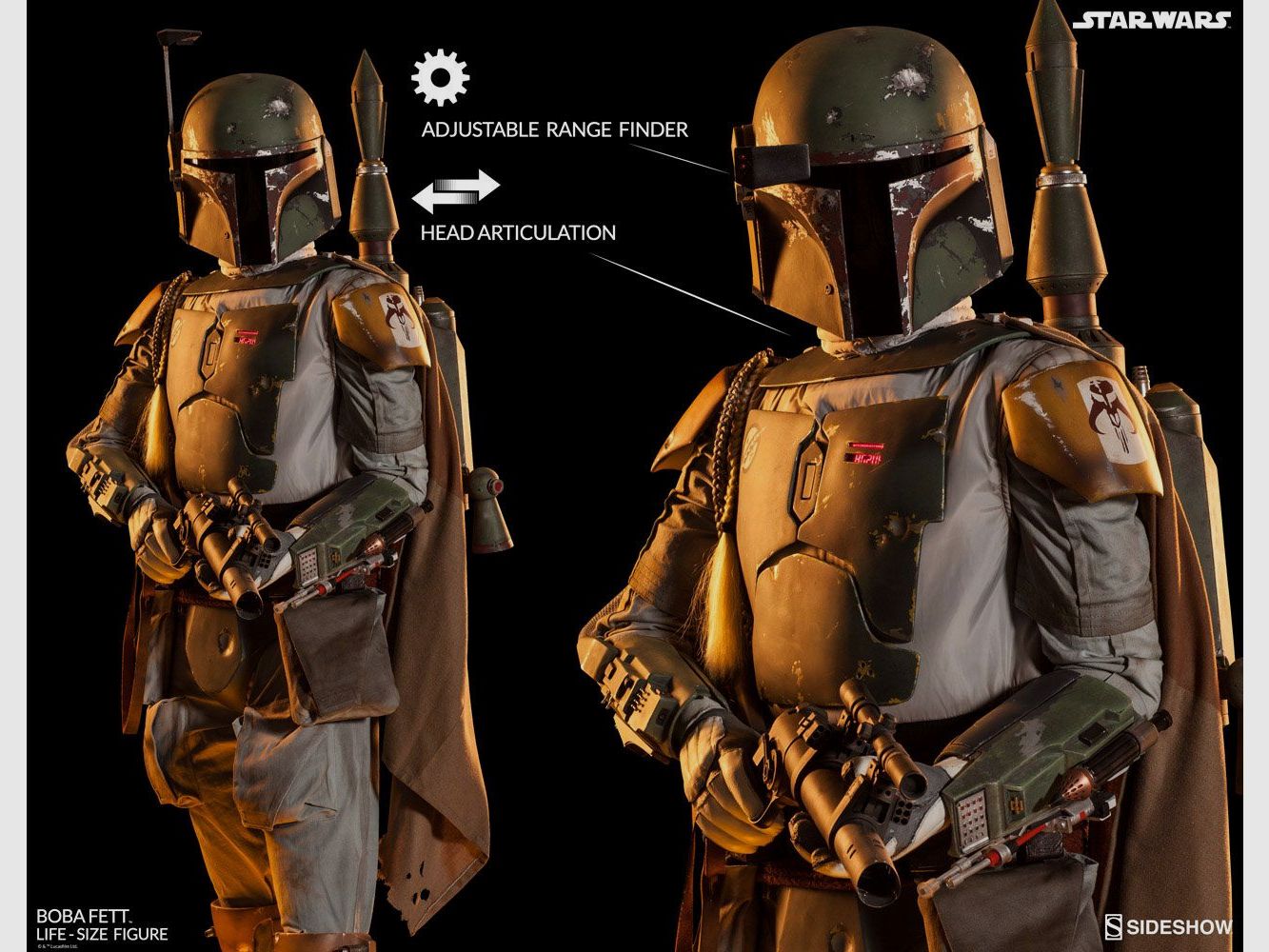 Star Wars Life-Size Statue Boba Fett 200 cm | 43321