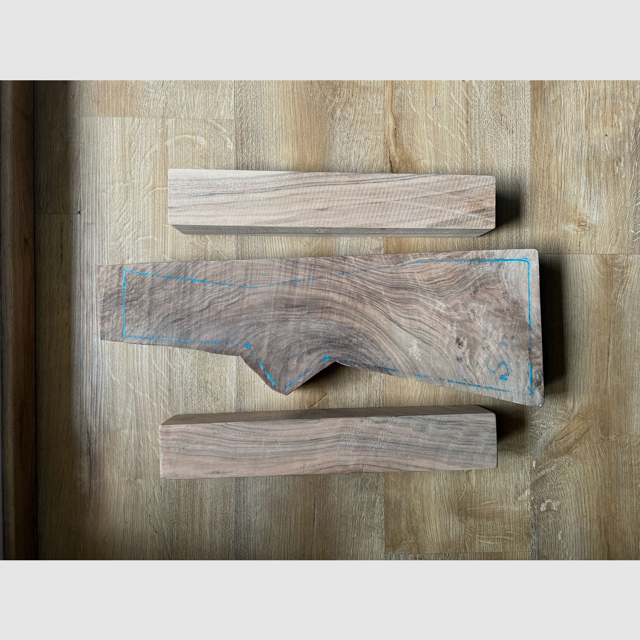 Blank stock Caucasian walnut