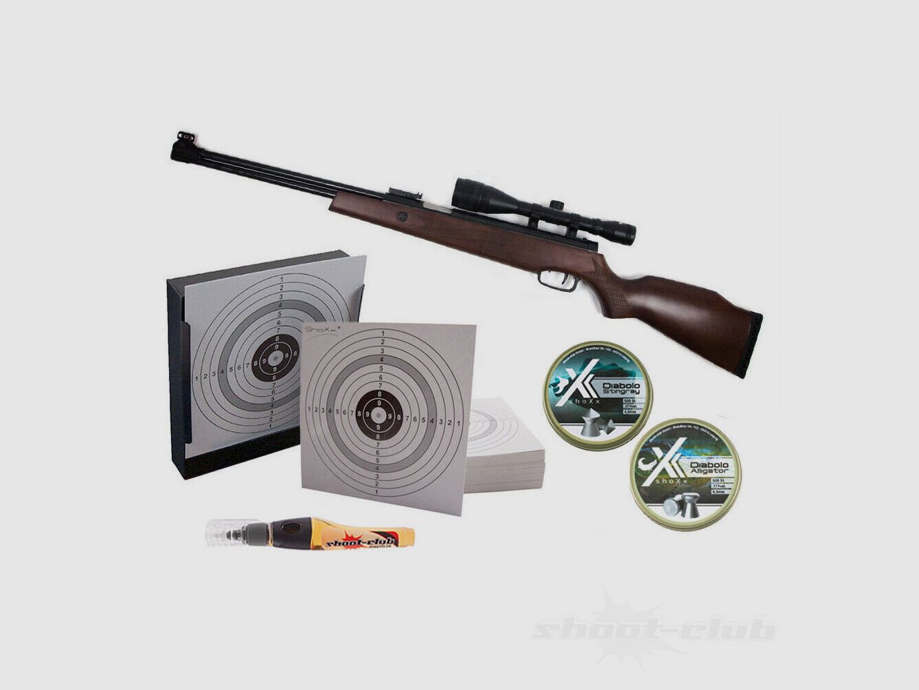 Hämmerli Hunter Force 900 Bajo palanca - Spanner LG Calibre 4,5mm - Set