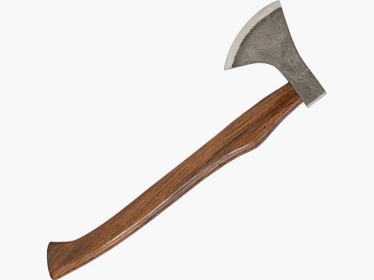 Axe with forged axe head