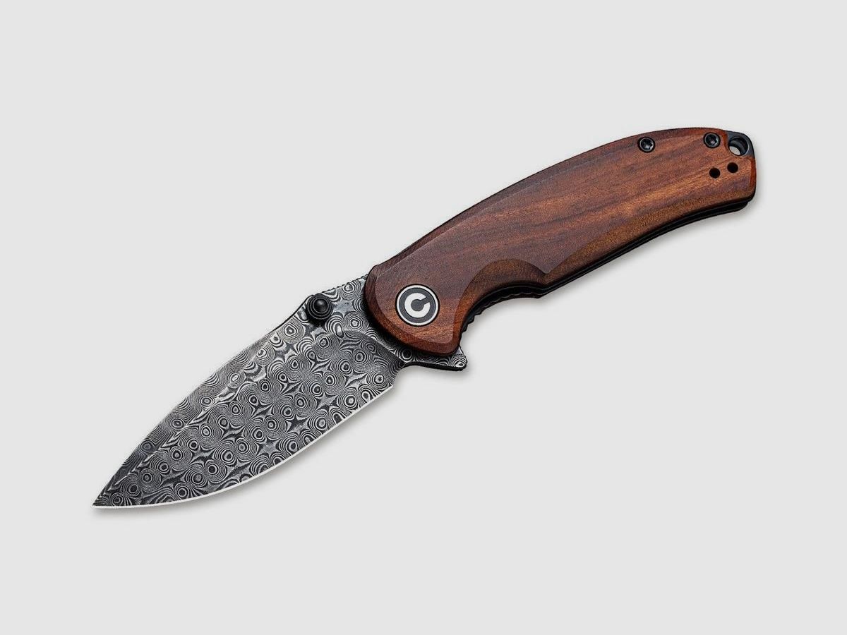 CIVIVI Pintail Damascus Bubinga Taschenmesser, Bild 2 von 6