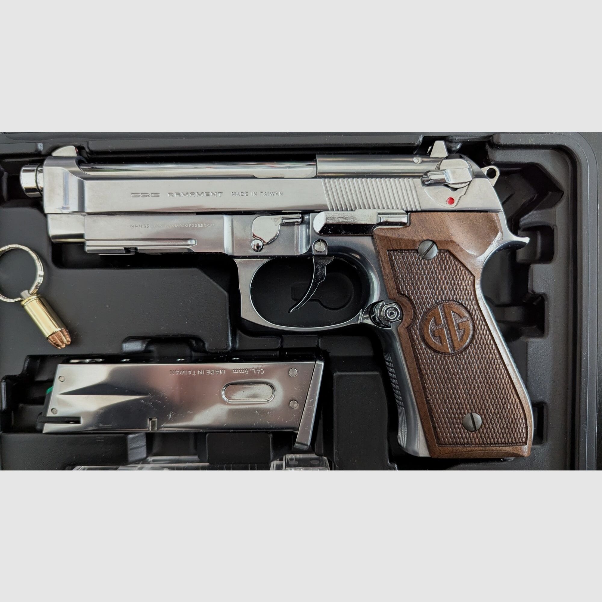 Beretta GPM92 GP2 Metal Version GBB Limited Edition Silver