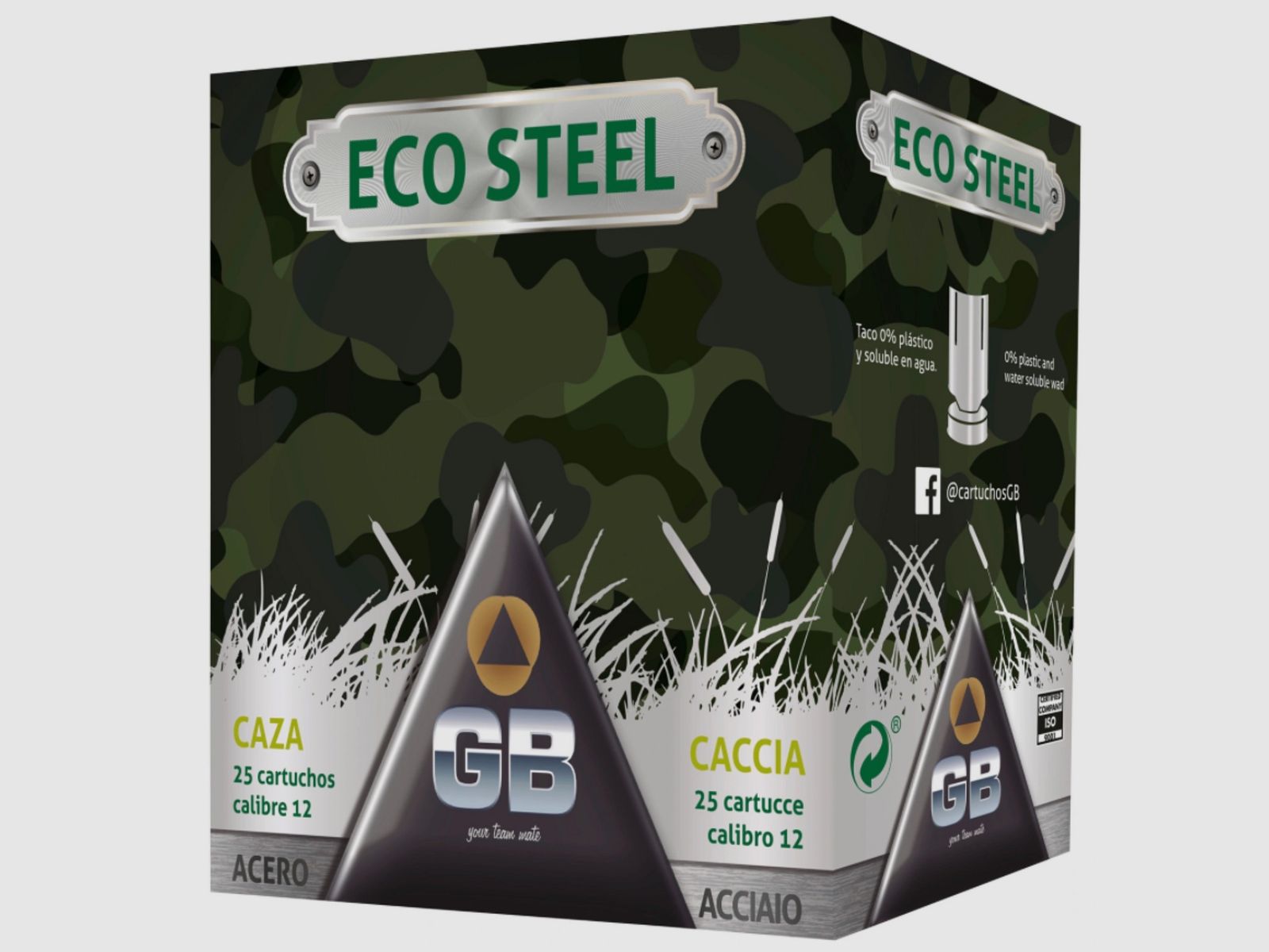 GB 12/70 ECO Steel 3,0mm 30g Schrotmunition Bleifrei 25 Stk.
