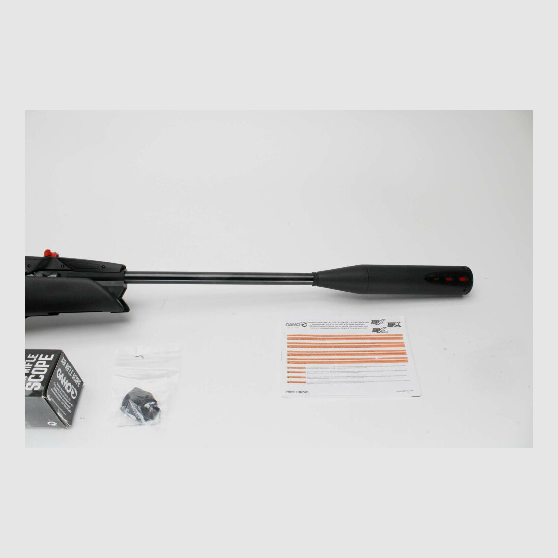 LG carabina ad aria Gamo SWARM 10x Pro GEN3I calibro 4,5mm calcio in plastica caricatore F