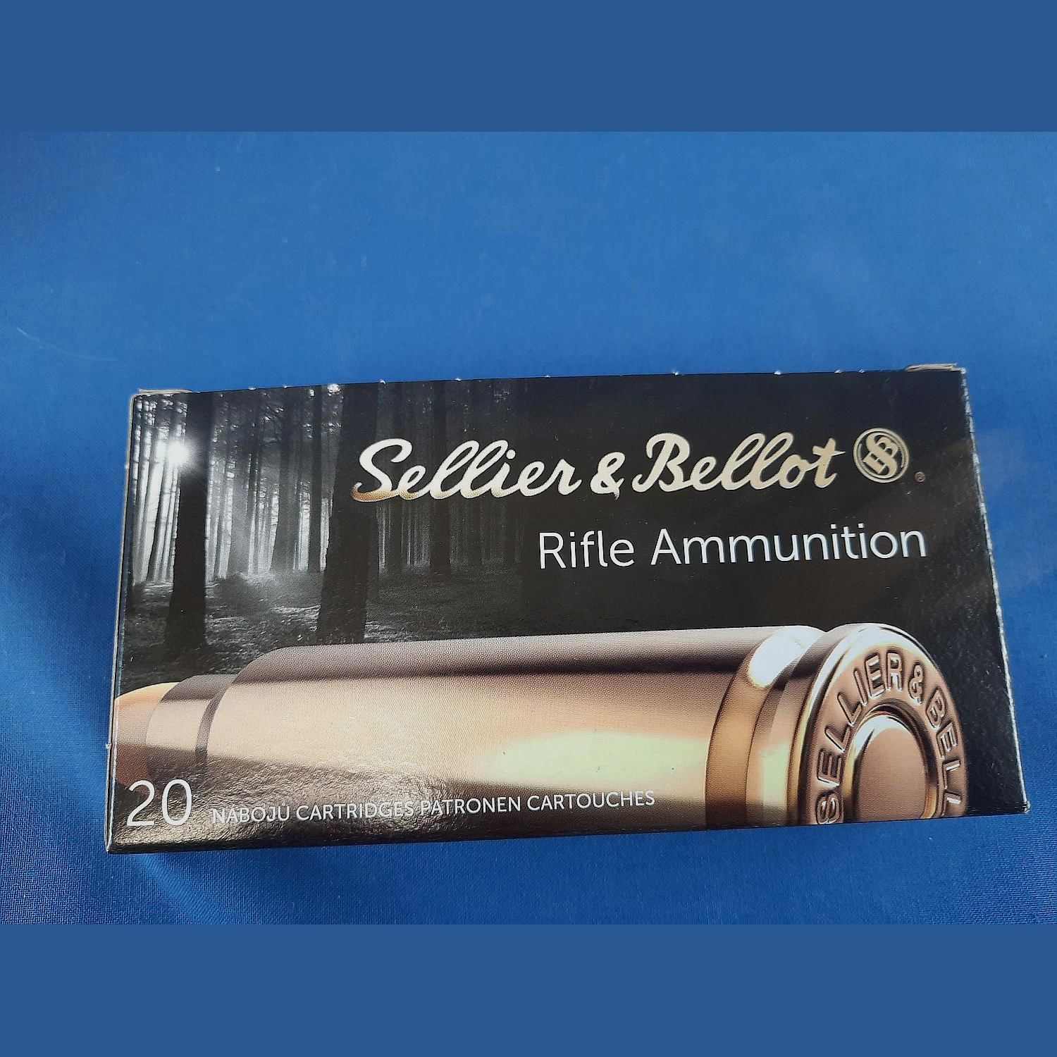 Sellier & Bellot 5,6×52 R Savage, ogive à pointe douce 4,6g/70 grs. 20 pcs., image 1 sur 2