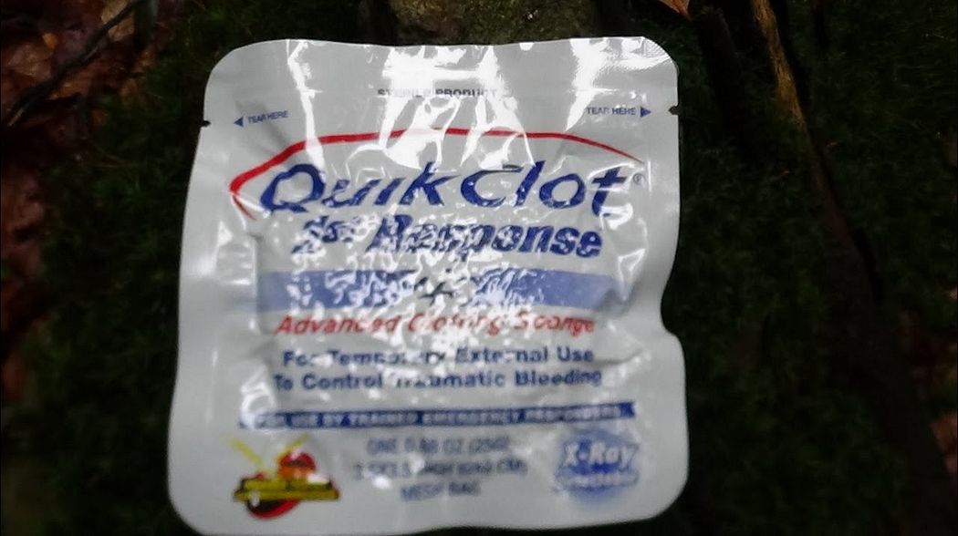 ERSTE HILFE JAGD QICK CLOT RETTET LEBEN
