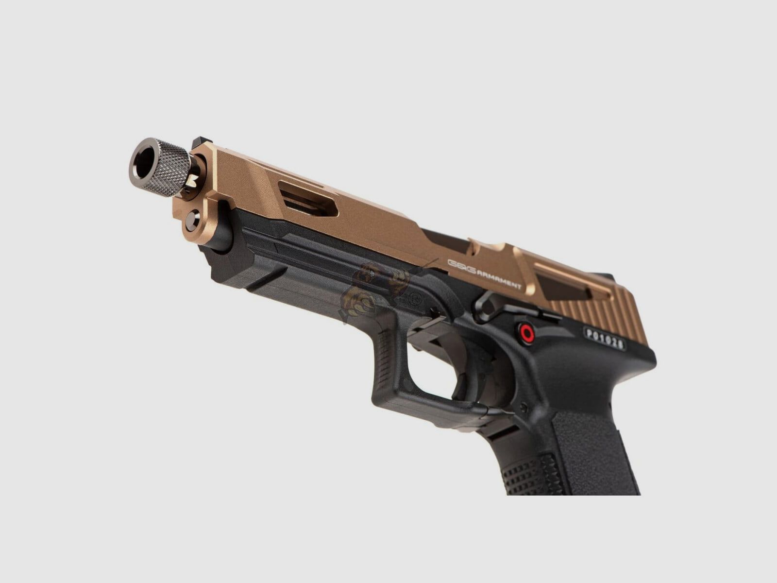 GTP9 MS CNC Scivolo in Metallo Gas Blow Back Nero/Deserto Airsoft Libero da 18 - GBB - F | G&G, immagine 4 di 7