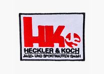 Patch produttore di armi HK bianco