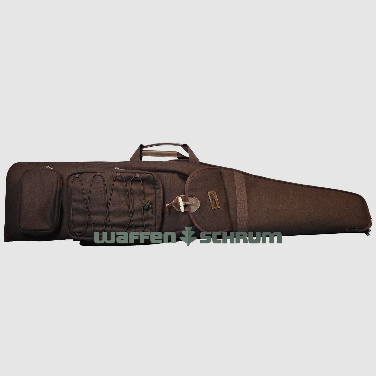 Mjoelner Hunting Backpack Case Birk 130cm - Brown with Backpack Straps