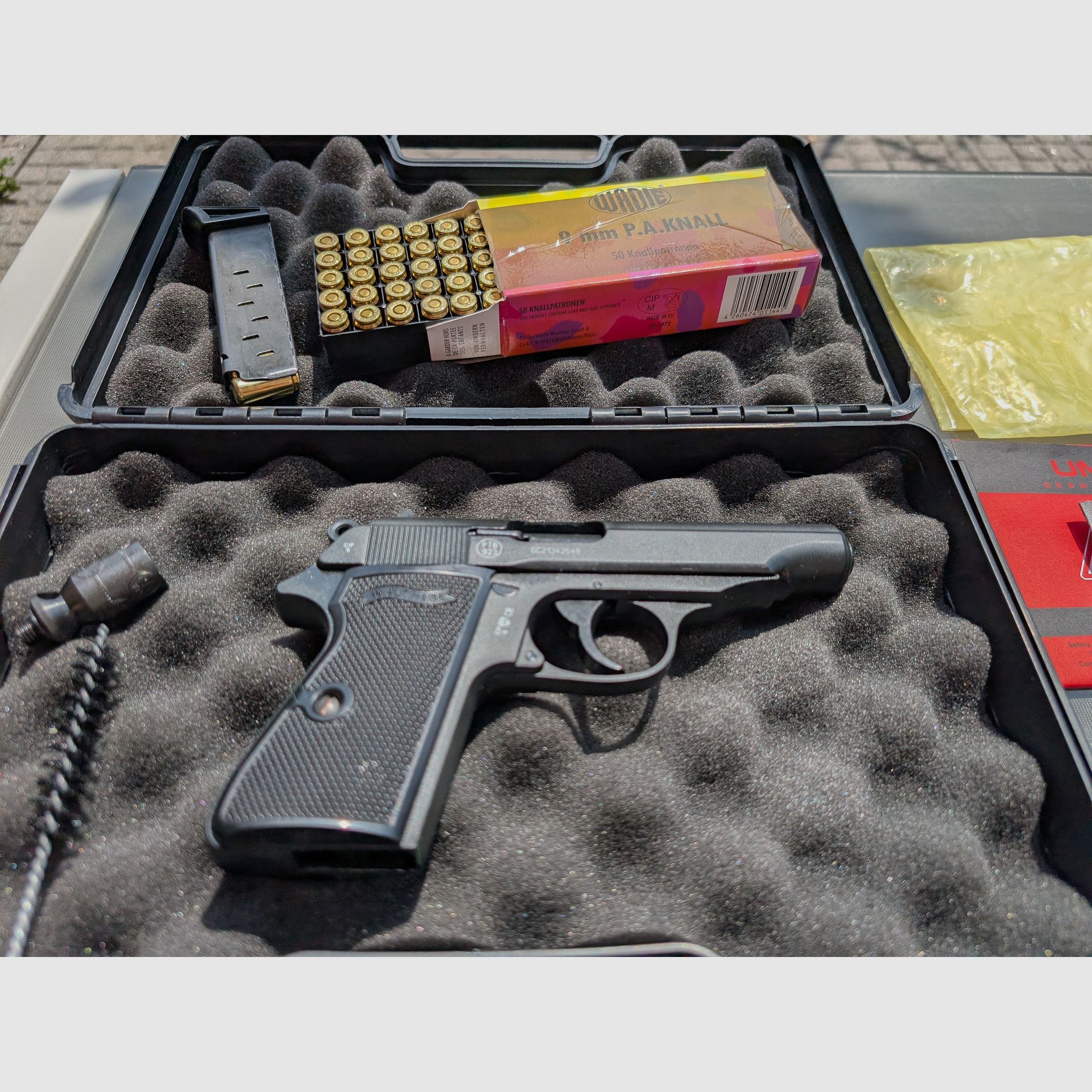 Walther Model PP cal. 9mm P.A.K. / top Zustand/ ungeschossen