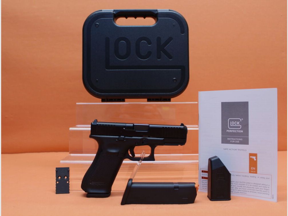 Glock Ha.Pistole 9mmLuger Glock45 Gen5 (MOS) 102mm Lauf Modular Optic System f. Red Dot Sight (9mmPara)