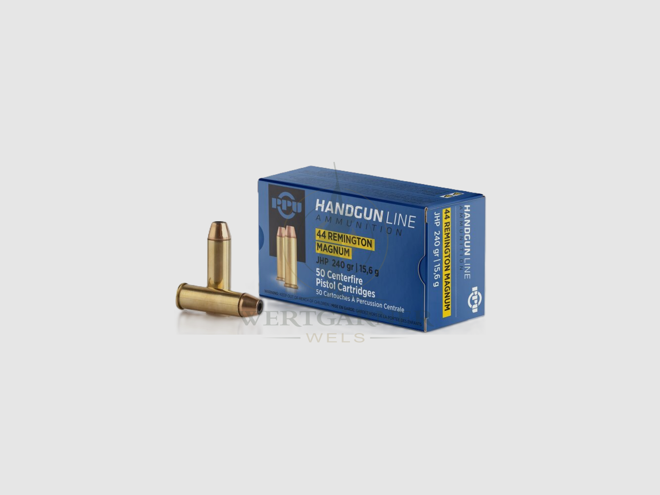 PPU .44 Rem. Mag. FPJ 240gr, 50pcs./Pkg.