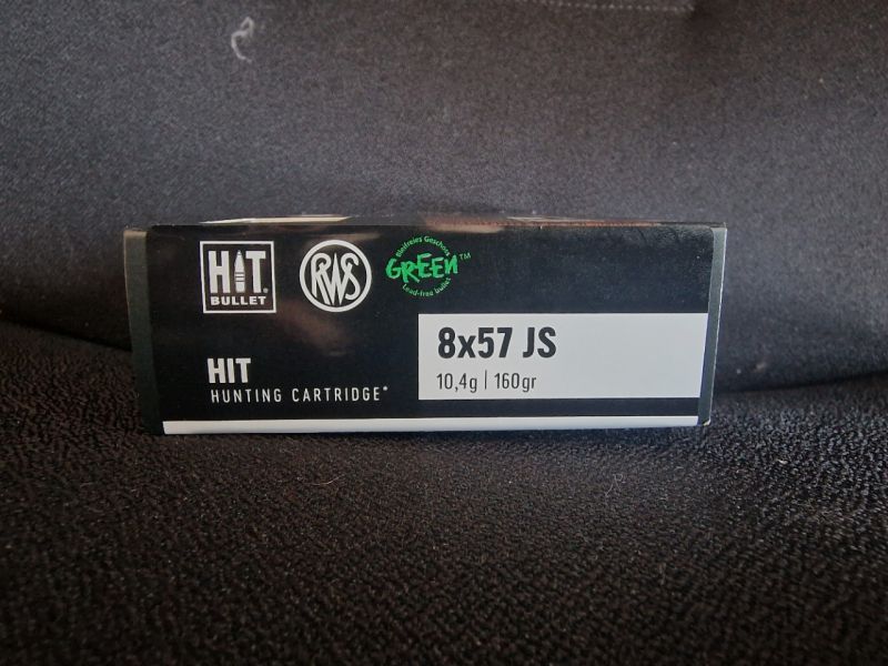 RWS HIT 8x57 JS Green 10,4g/160grain