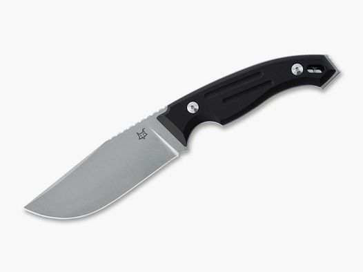 Outdoor-Messer Octopus Vulgaris Black G10 mit hochwertiger Lederscheide