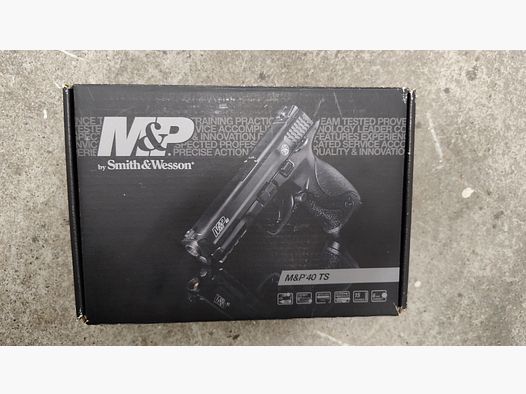 Smith&Wesson M&P 40 TS Blowback BLACK, CO2 Airsoft 6mm BB
