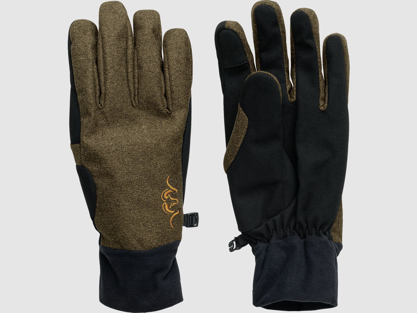 Vintage Handschuh Dunkelbraun Mélange Dunkelbraun Mélange 7