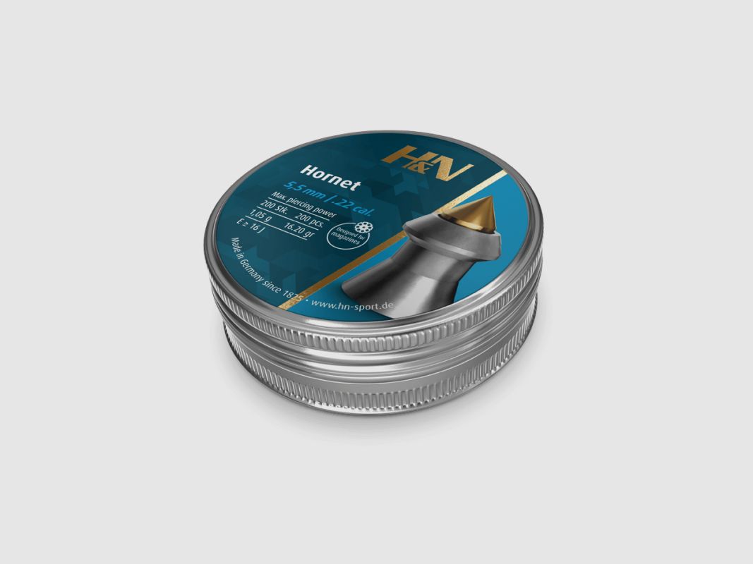 H&N DIABOLO 5,5 MM 1,05 G HORNET 200 PZ, immagine 1 di 2
