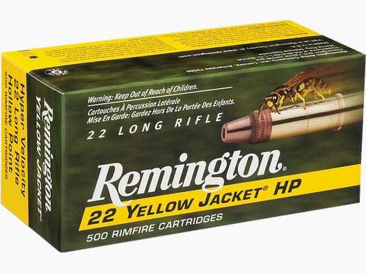 Remington – KK-Patrone .22lr / TCHP 33gr / Yellow Jacket / 100Stk.