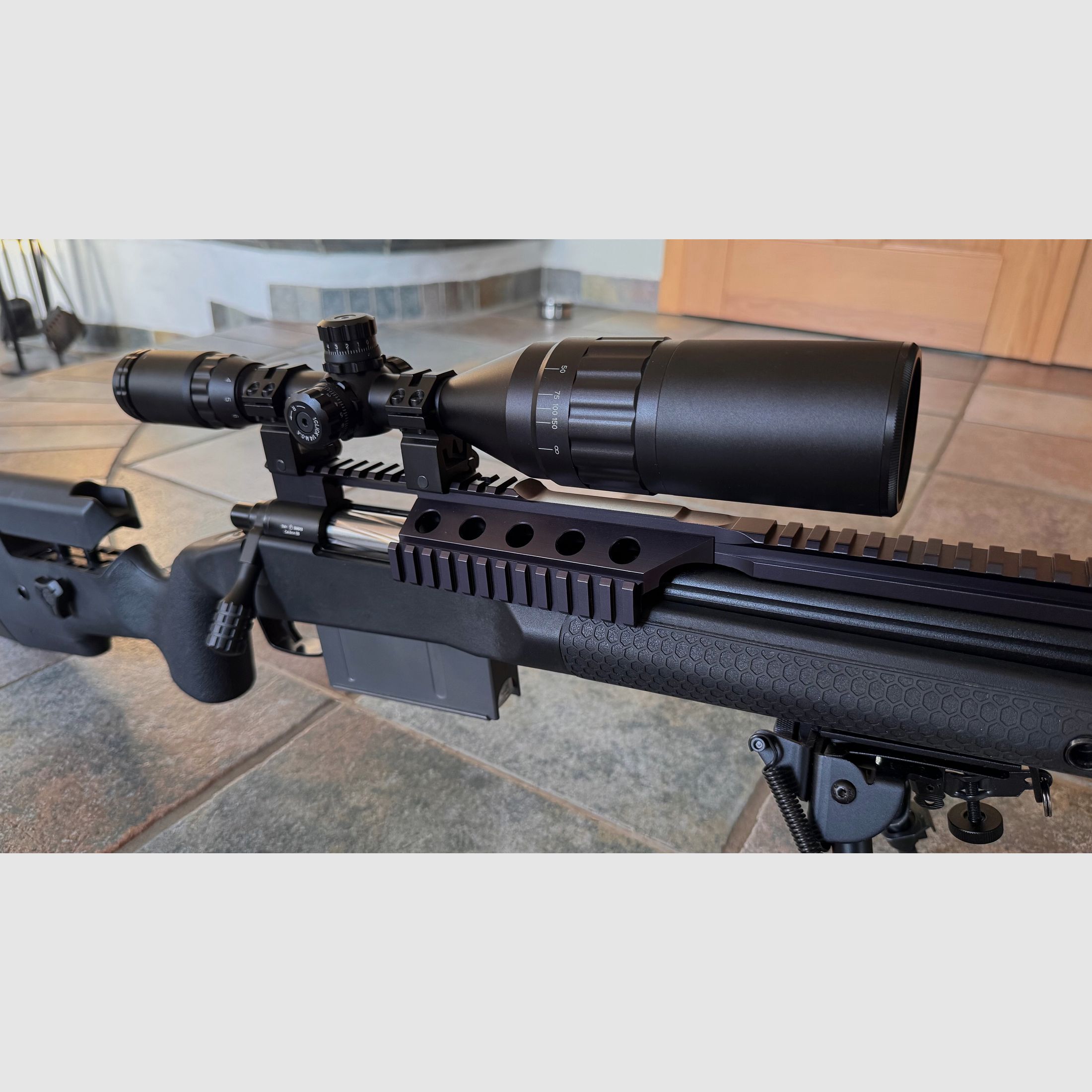 Novritsch SSG10 A2 met tuning en veel accessoires