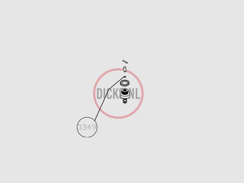Hatsan 3349 | check valve o-ring Velox, afbeelding 3 van 6